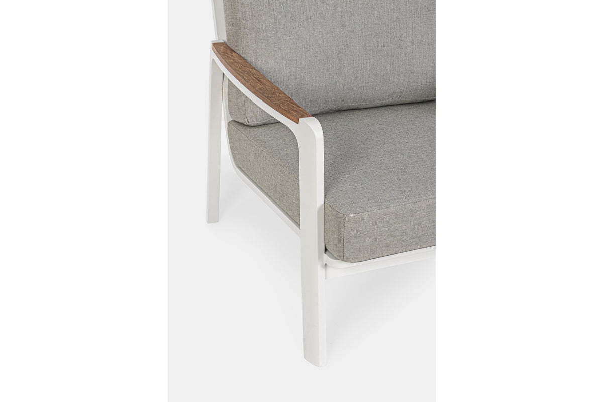 Kerti fotel - JALISCO szürke alumínium kerti fotel
