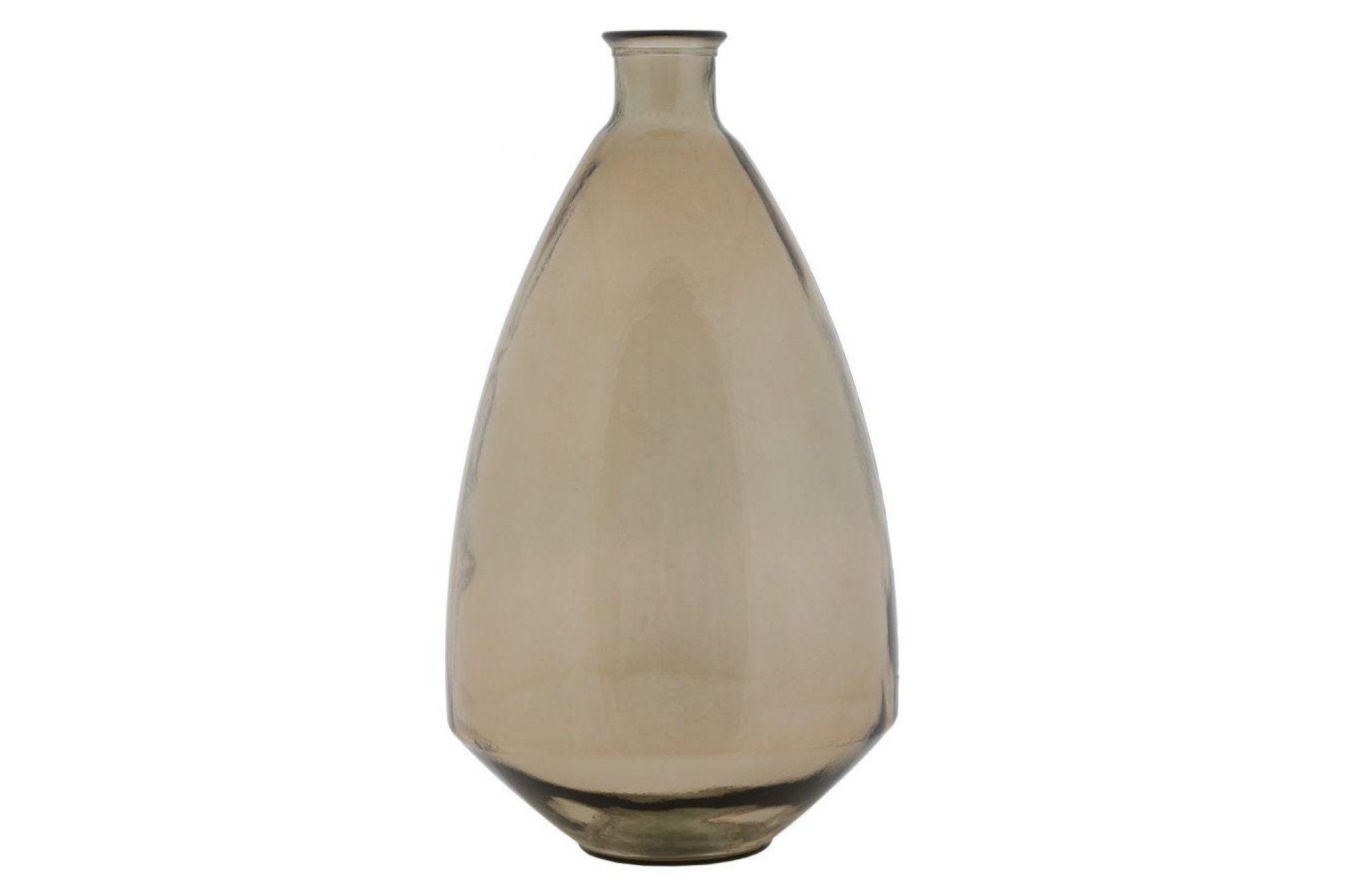Váza - JARRON II barna üveg váza