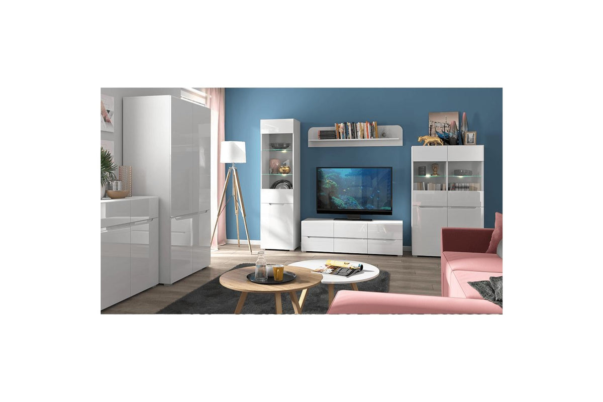 TV szekrény - JOLK fehér mdf tv szekrény