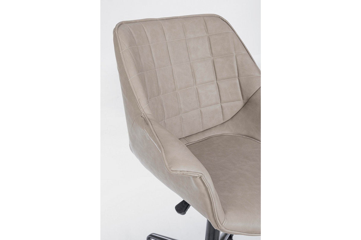 Irodai szék - JOSHUA taupe műbőr irodai szék