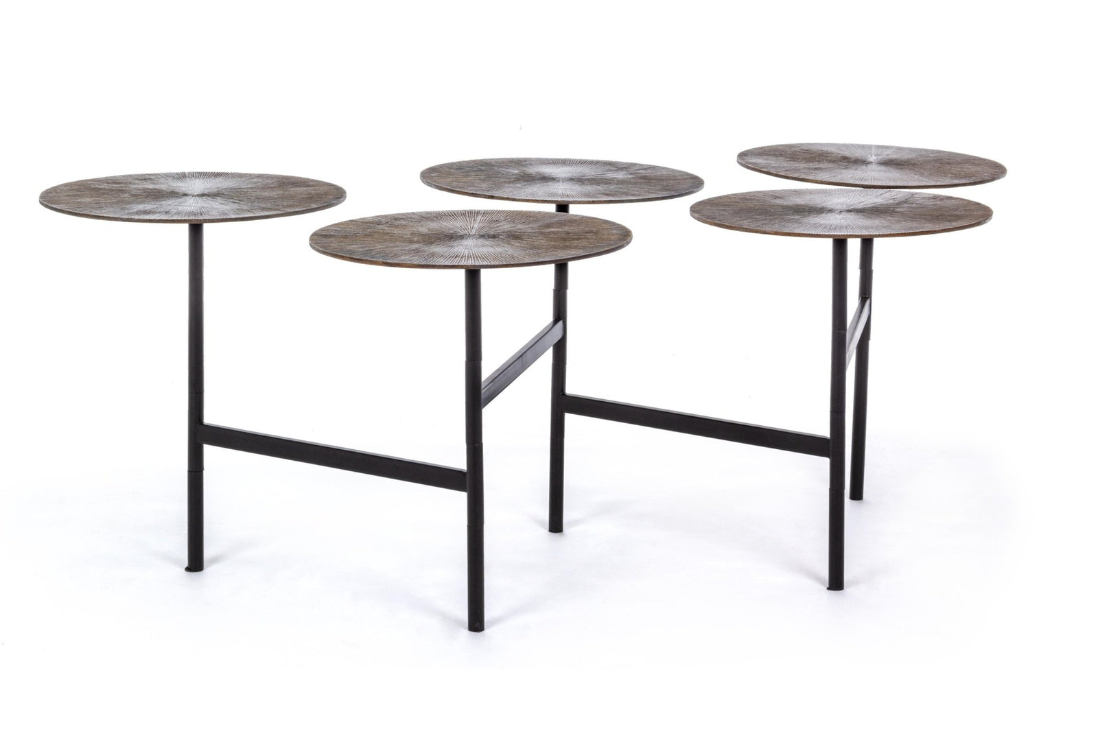 Dohányzóasztal - KALINDI 5 asztallapos összecsukható dohányzóasztal