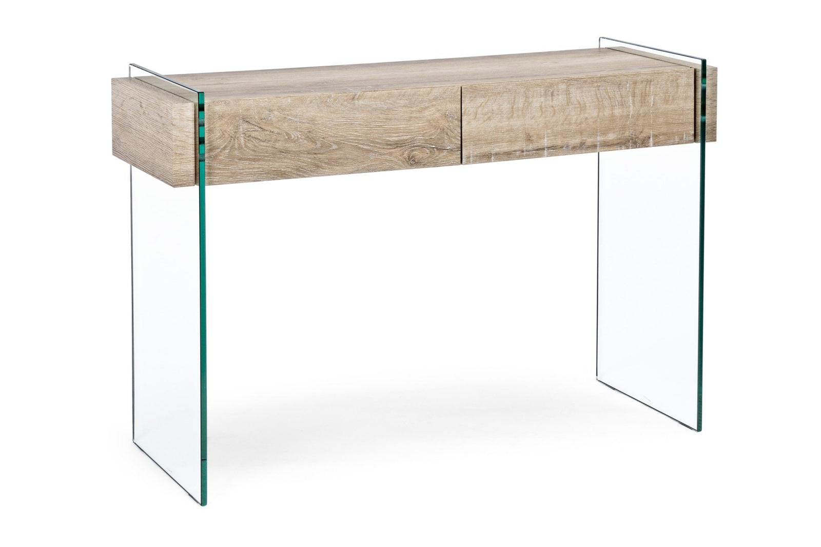 Konzolasztal - KENYA négyszögletes konzolasztal 2 fiókkal 110x40