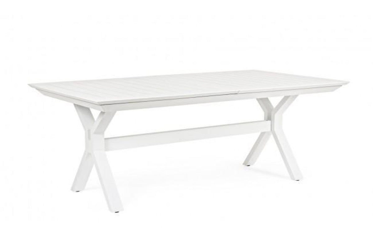 Kerti asztal - KENYON fehér alumínium kerti asztal 300 cm