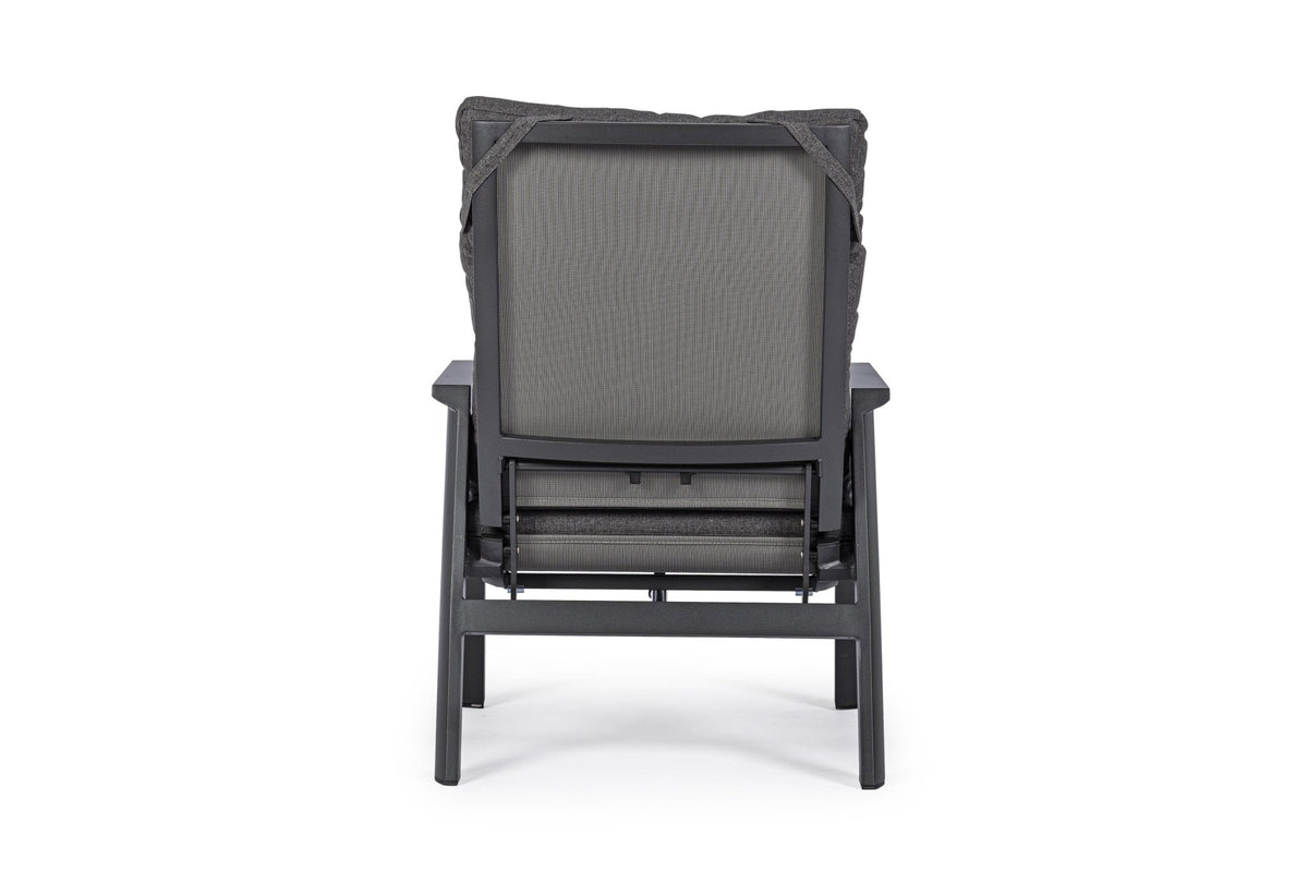 Kerti szék - KLEDI fekete 100% polypropilen kerti szék
