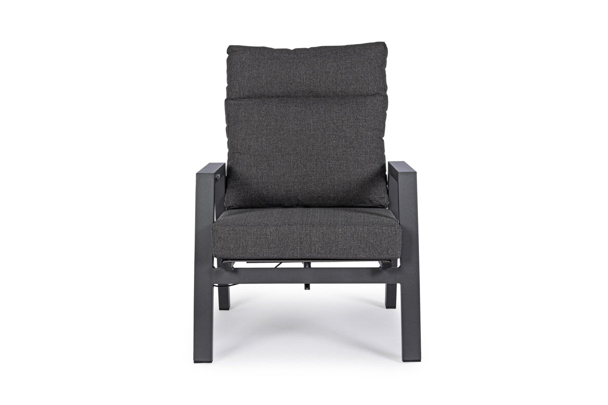Kerti szék - KLEDI fekete 100% polypropilen kerti szék