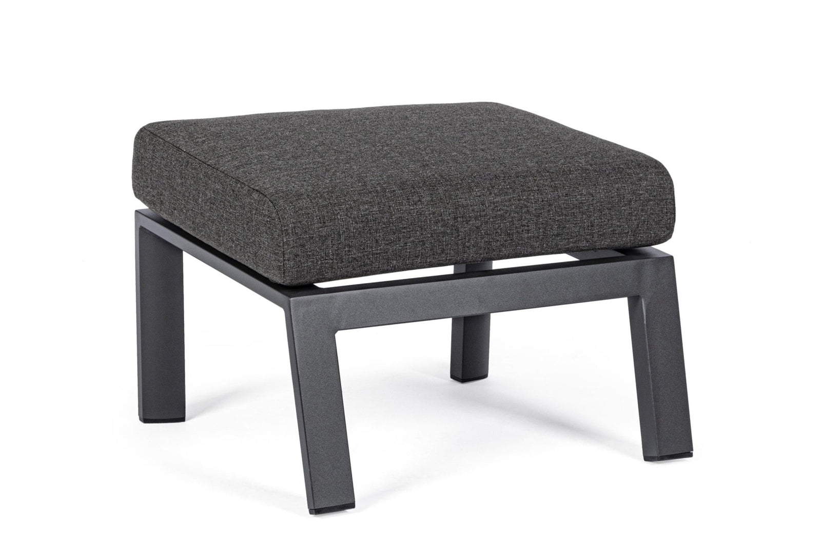 Ottomán - KLEDI fekete 100% polypropilen ottomán