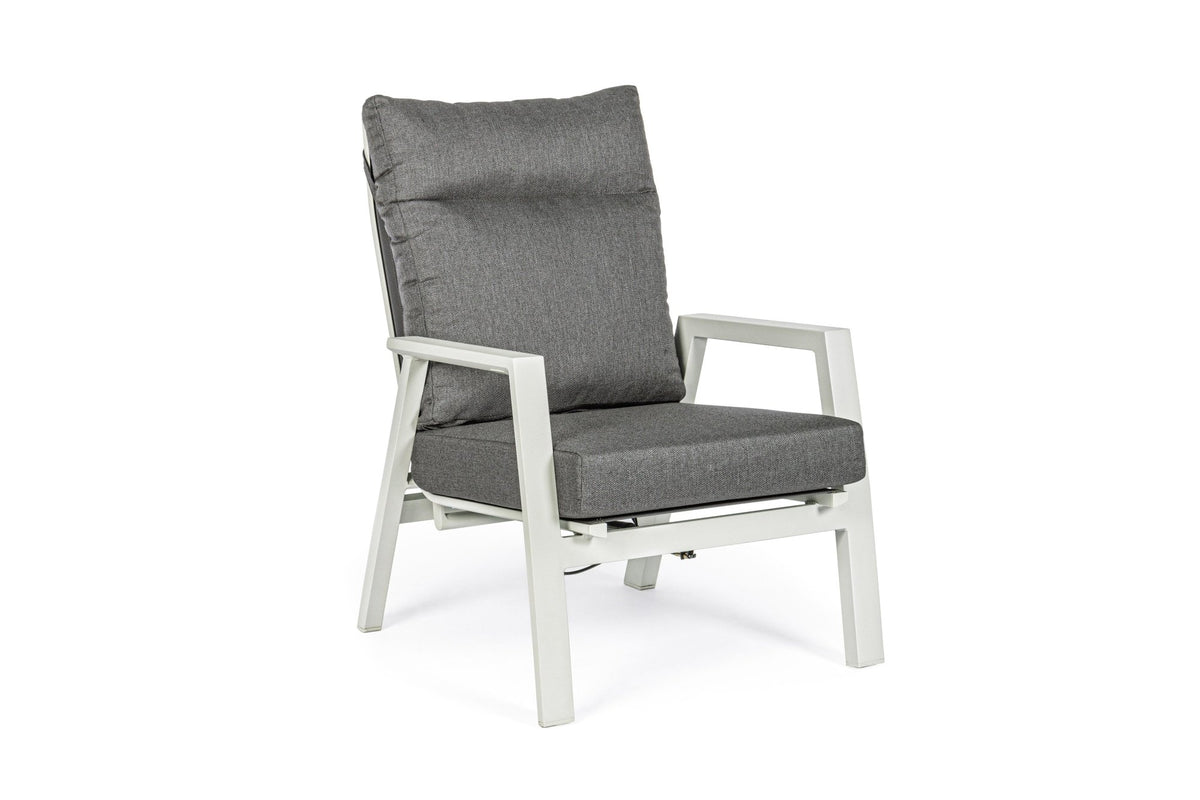 Kerti szék - KLEDI szürke 100% polypropilen kerti szék