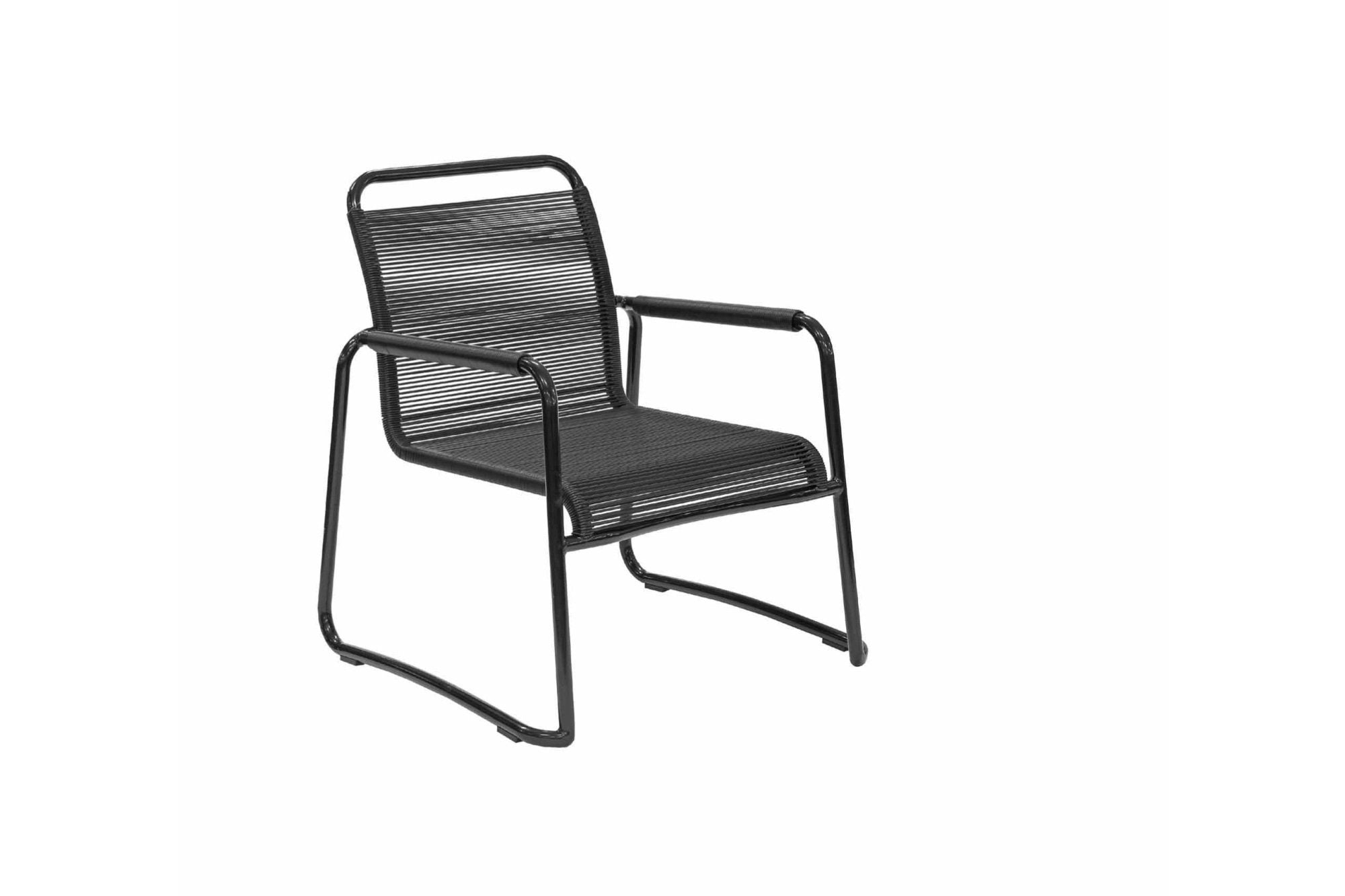Kerti szék - KLOE fekete műanyag kerti szék
