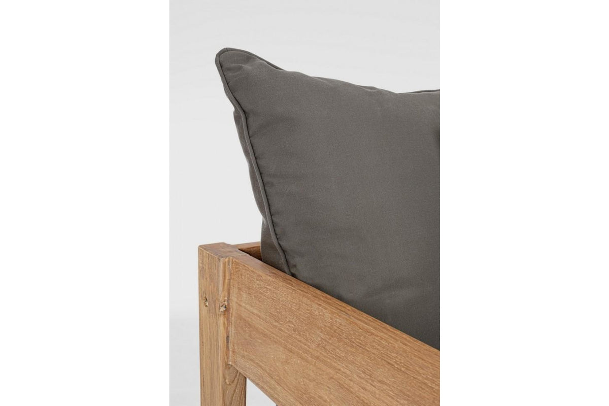 Kerti fotel - KOBO fekete 100% akril kerti fotel