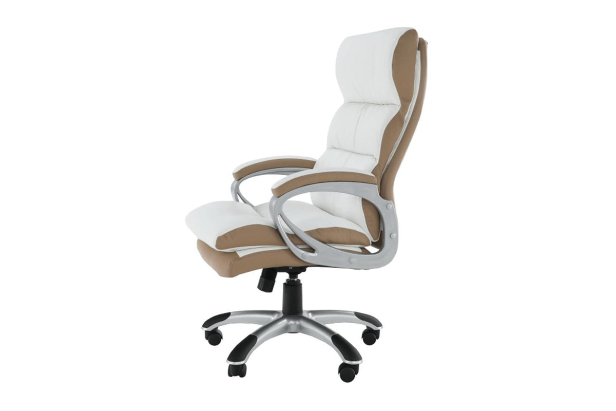 Irodai szék - KOLO fehér ökobőr irodai szék