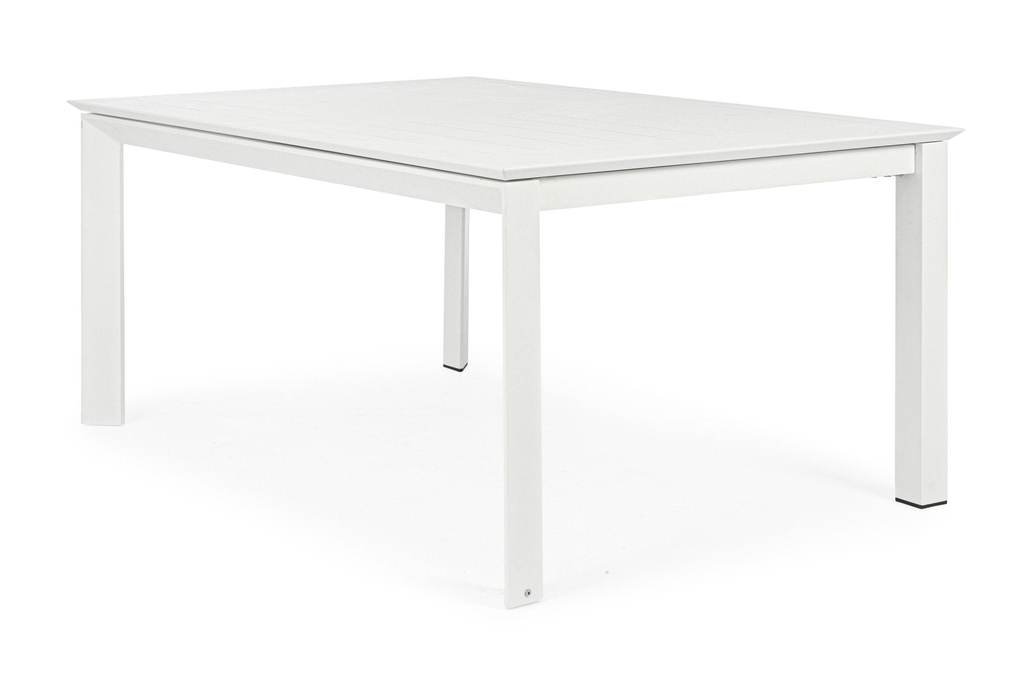 Kerti asztal - KONNOR fehér alumínium 8 személyes kerti asztal