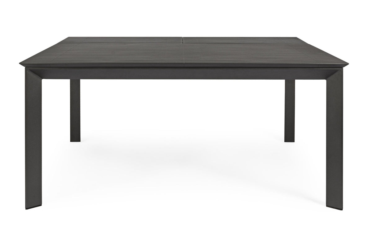 Kerti asztal - KONNOR II fekete alumínium kerti asztal