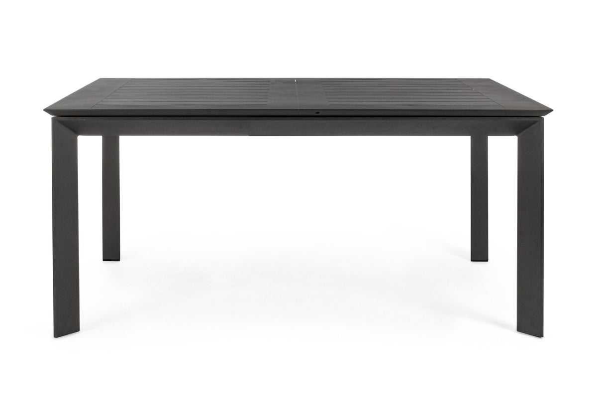 Kerti asztal - KONNOR II fekete alumínium kerti asztal