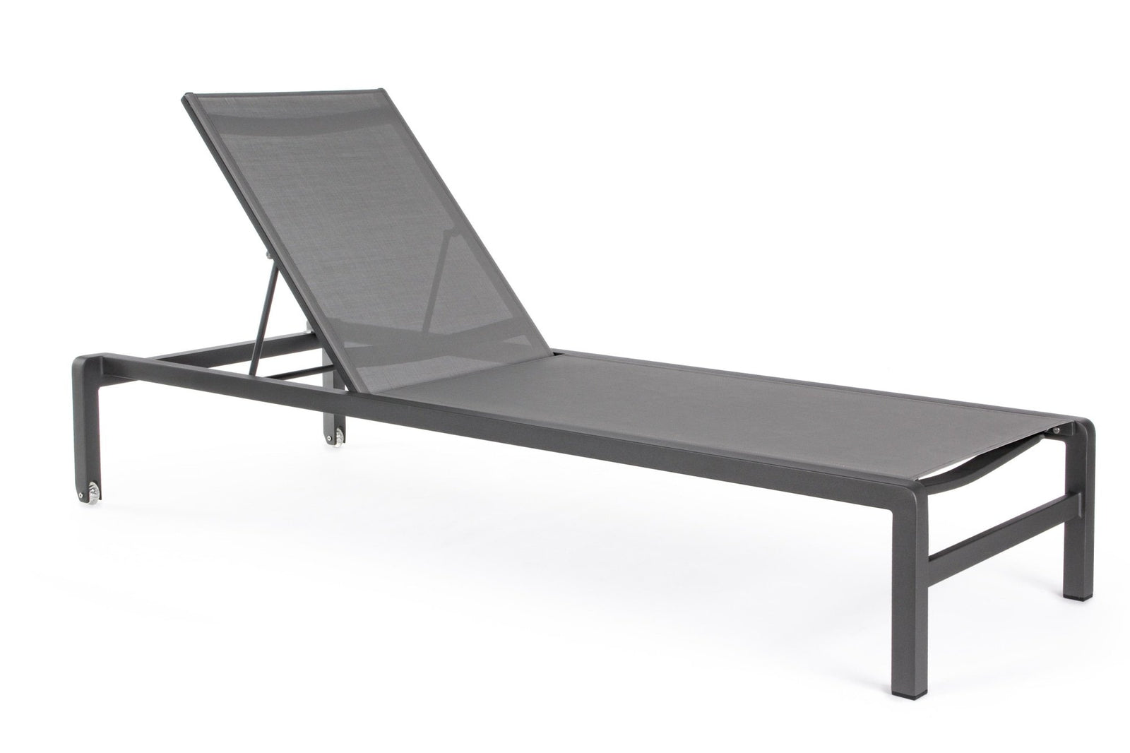 Napozóágy - KONNOR sötétszükre alumínium napozóágy