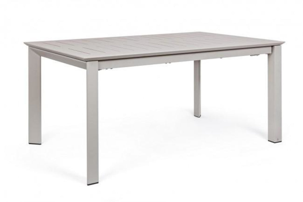 Kerti asztal - KONNOR szürke alumínium kerti asztal