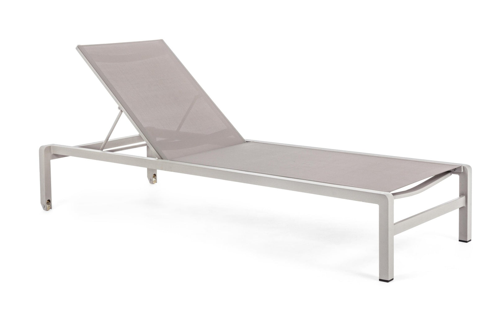 Napozóágy - KONNOR szürke szövet napozóágy