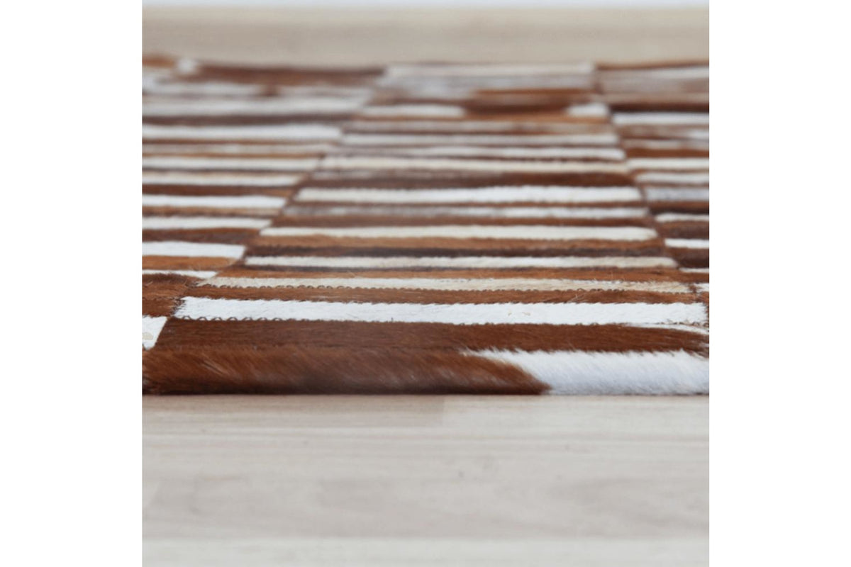 Szőnyeg - KOZA II tarka bőr szőnyeg 201x300cm