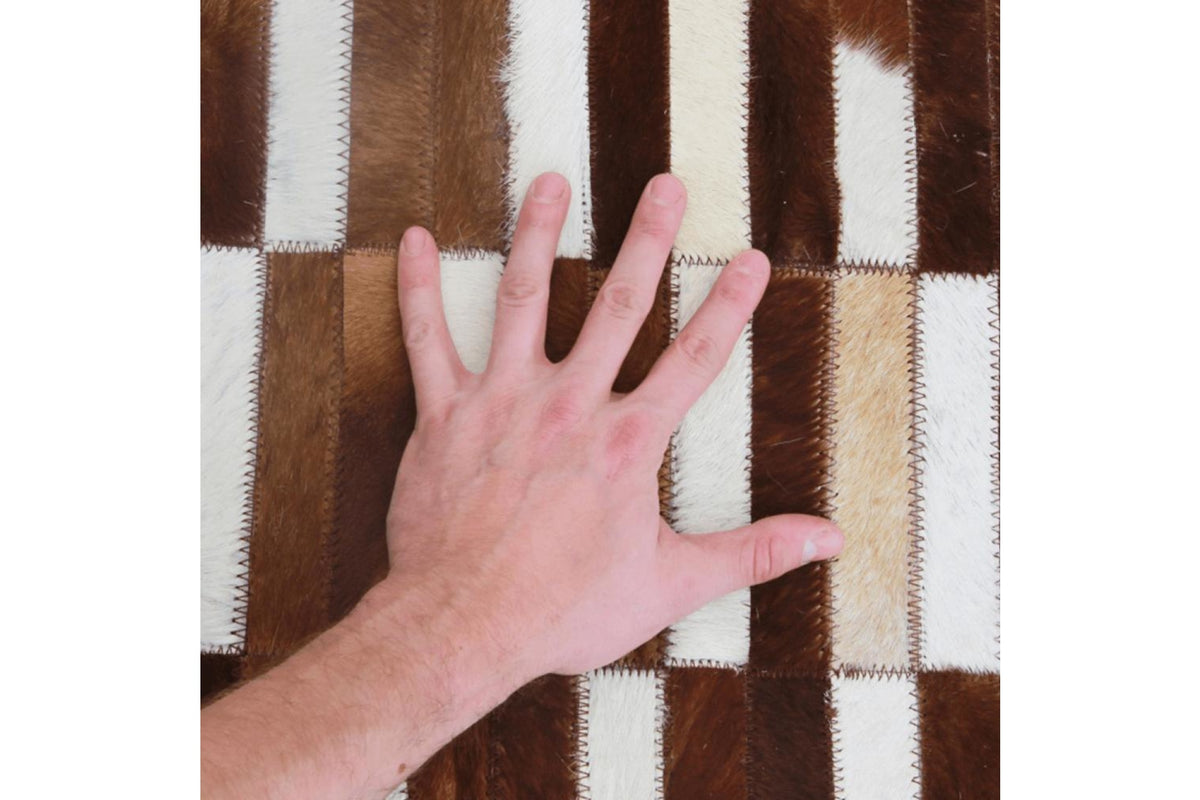 Szőnyeg - KOZA II tarka bőr szőnyeg 201x300cm