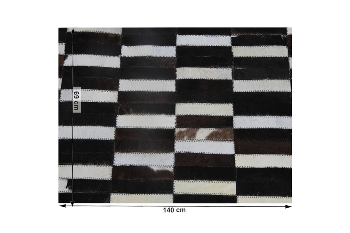 Szőnyeg - KOZA IV tarka bőr szőnyeg 69x140cm
