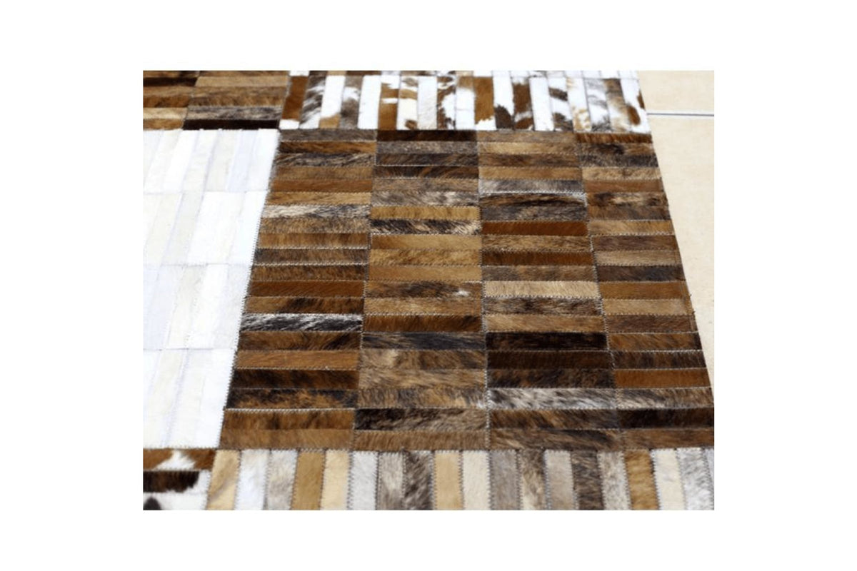 Szőnyeg - KOZA tarka bőr szőnyeg 201x300cm