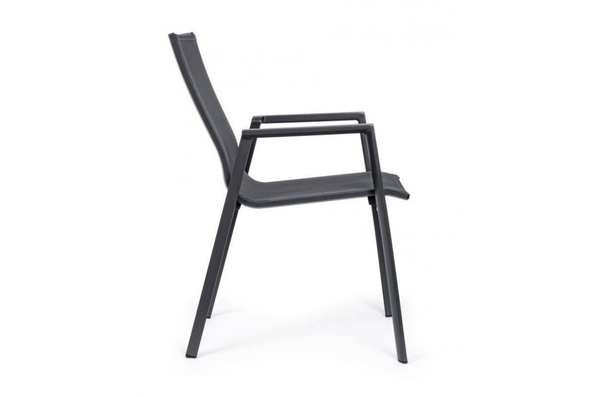 Kerti szék - KRION II szürke 100% textilén kerti szék