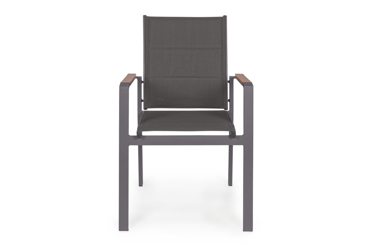 Kerti szék - KUBIK barna szövet kerti szék