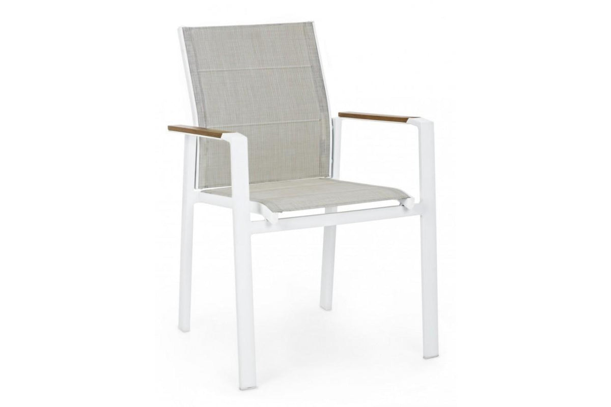 Kerti szék - KUBIK II szürke 100% textilén kerti szék