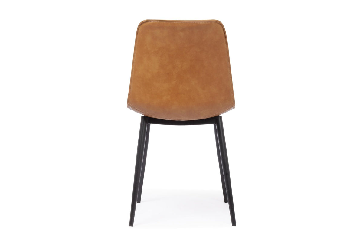 Szék - KYRA barna vintage műbőr szék