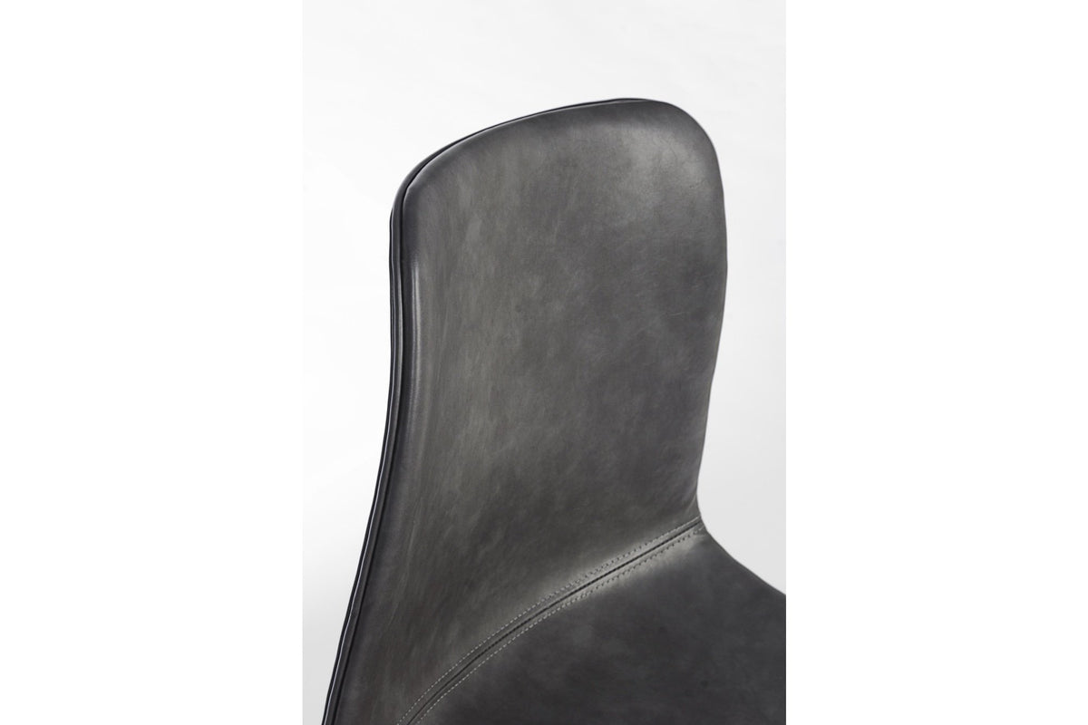 Szék - KYRA szürke vintage műbőr szék