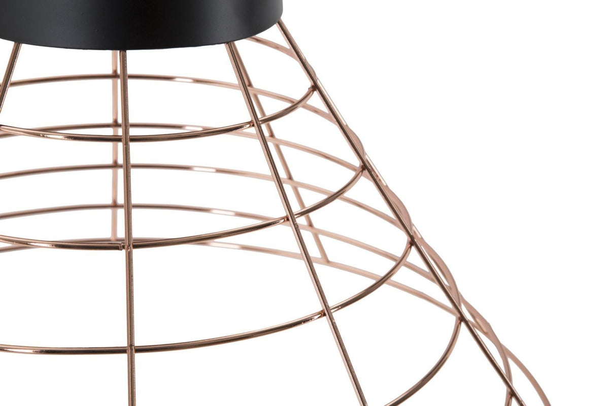 Függőlámpa - LAMP NET fekete és bronz fém függőlámpa