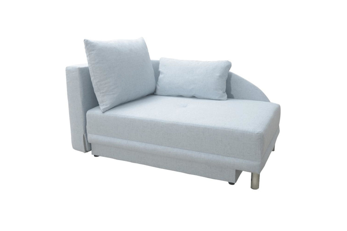 Kanapé - LAUREL kék szövet balos kanapé