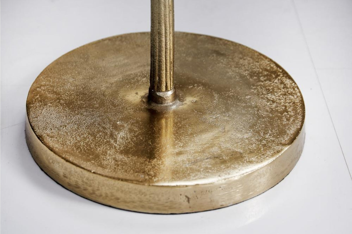 Lerakóasztal - LEAF arany alumínium lerakóasztal