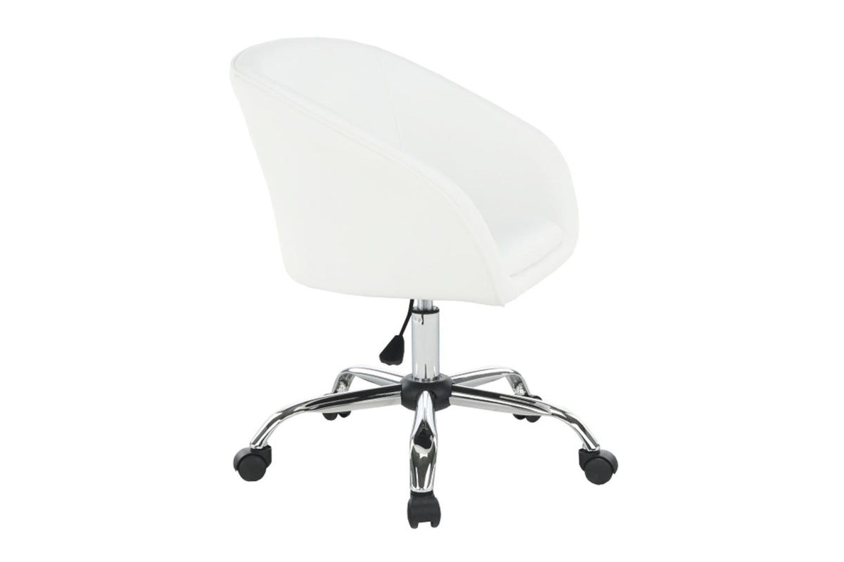 Irodai szék - LENER fehér ökobőr irodai szék