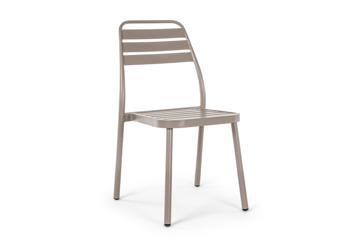 Kerti szék - LENNIE barna alumínium kerti szék