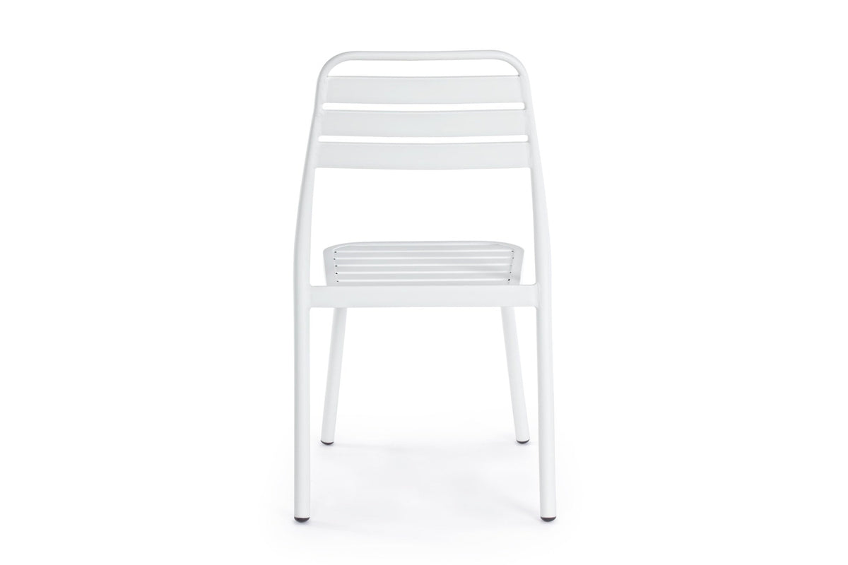 Kerti szék - LENNIE fehér alumínium kerti szék