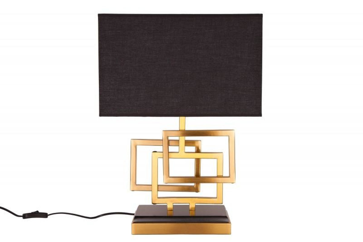 Asztali lámpa - LEONOR arany asztali lámpa 56cm