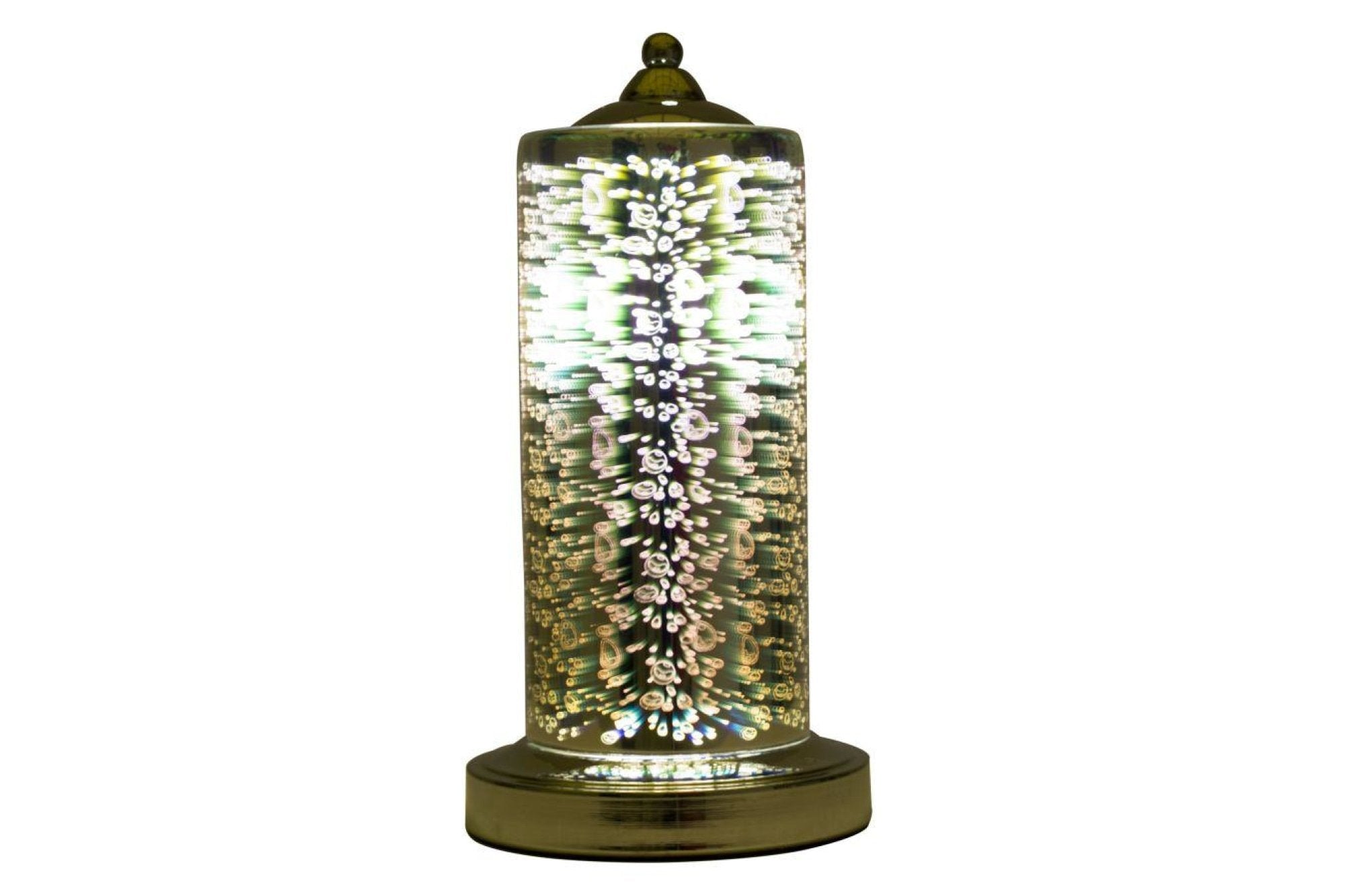 Asztali lámpa - LEXINGTON III zöld és arany fém asztali lámpa