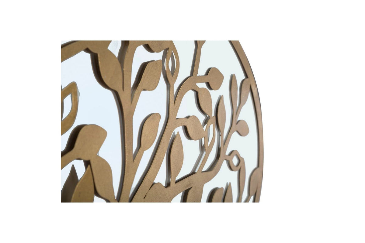 Fali dekoráció - LIFETREE arany vas fali dekoráció