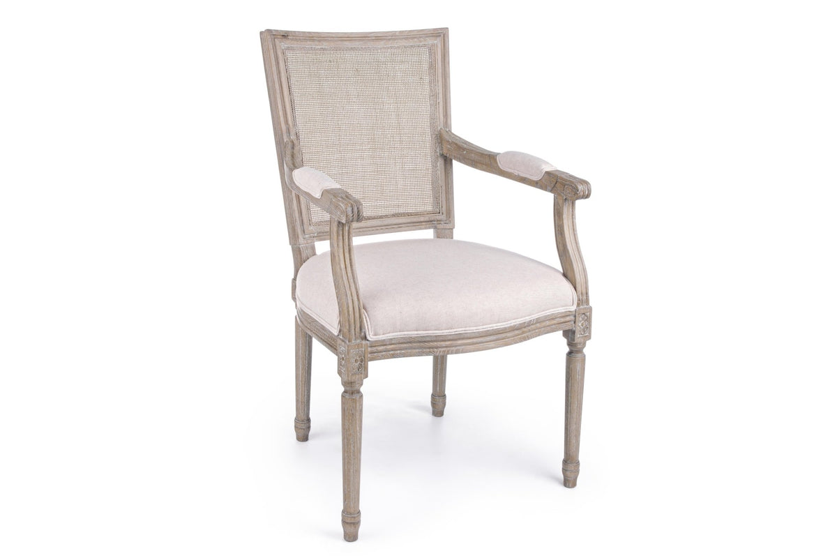 Szék - LILIANE bézs szék karfával