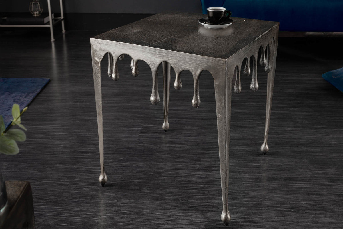 Lerakóasztal - LIQUID LINE L ezüst alumínium lerakóasztal