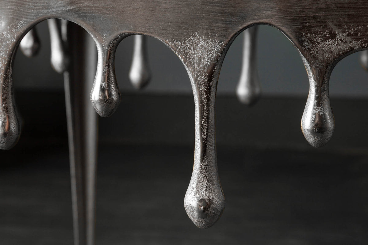 Lerakóasztal - LIQUID LINE S ezüst alumínium lerakóasztal