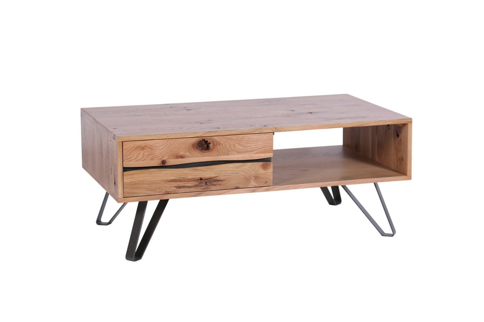 Dohányzóasztal - LIVING EDGE tölgy dohányzóasztal 110cm