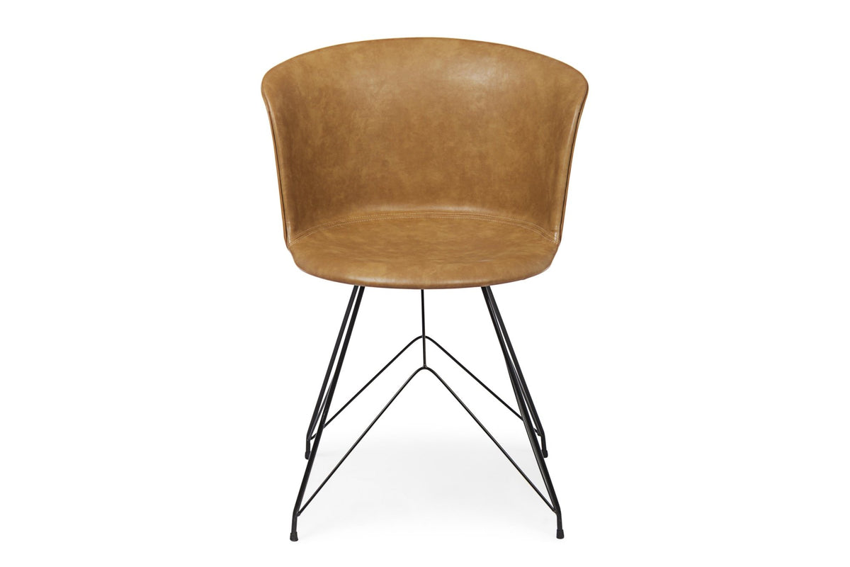 Szék - LOFT barna vintage műbőr szék