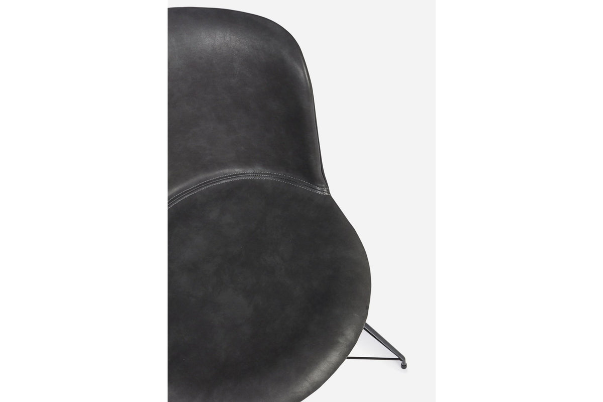 Szék - LOFT szürke vintage műbőr szék