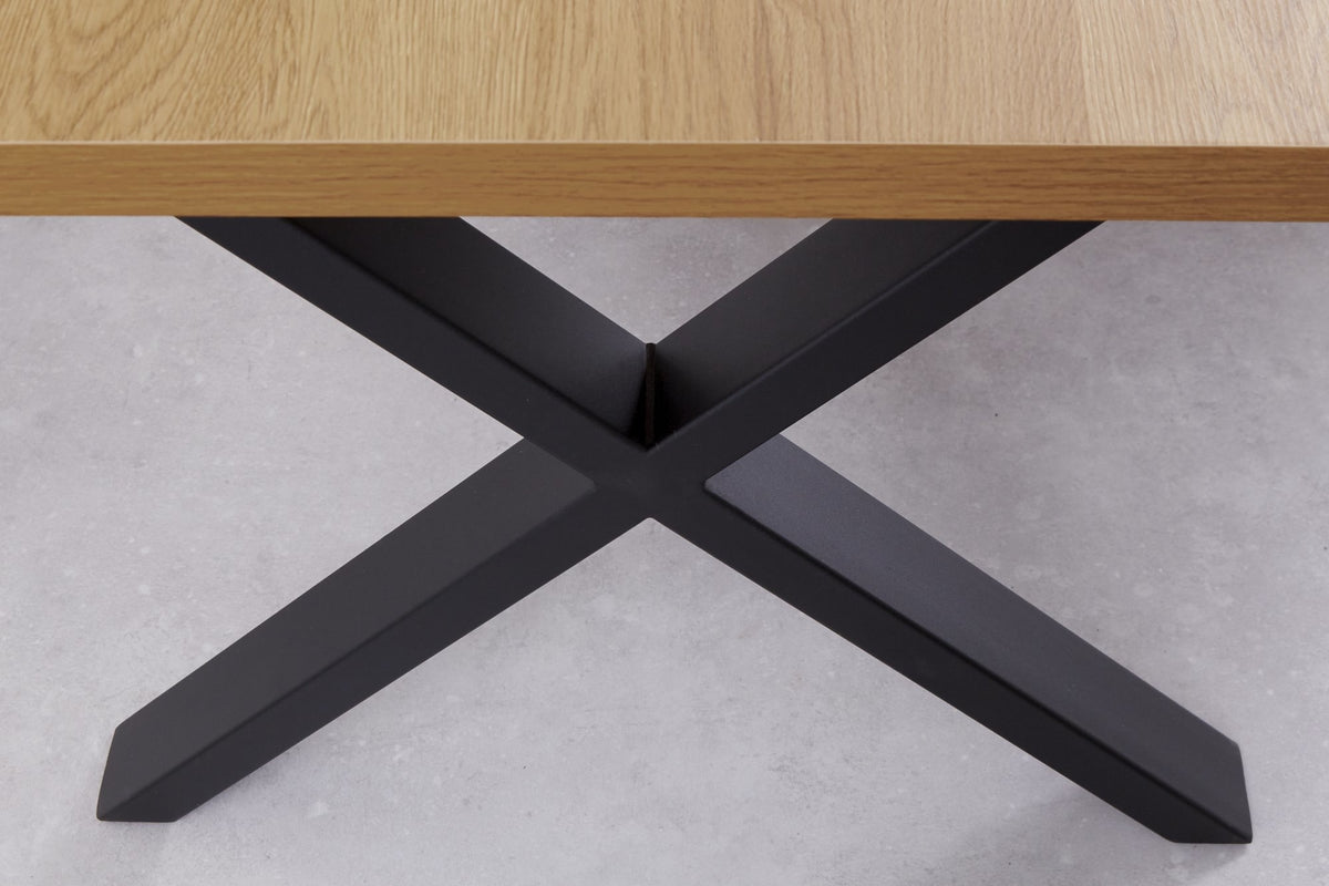 Étkezőasztal - LOFT X barna mdf étkezőasztal 160cm