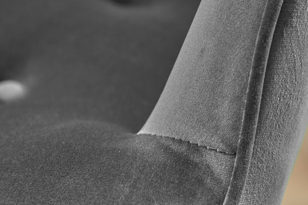 Szék - LOUNGER szürke karfás szék