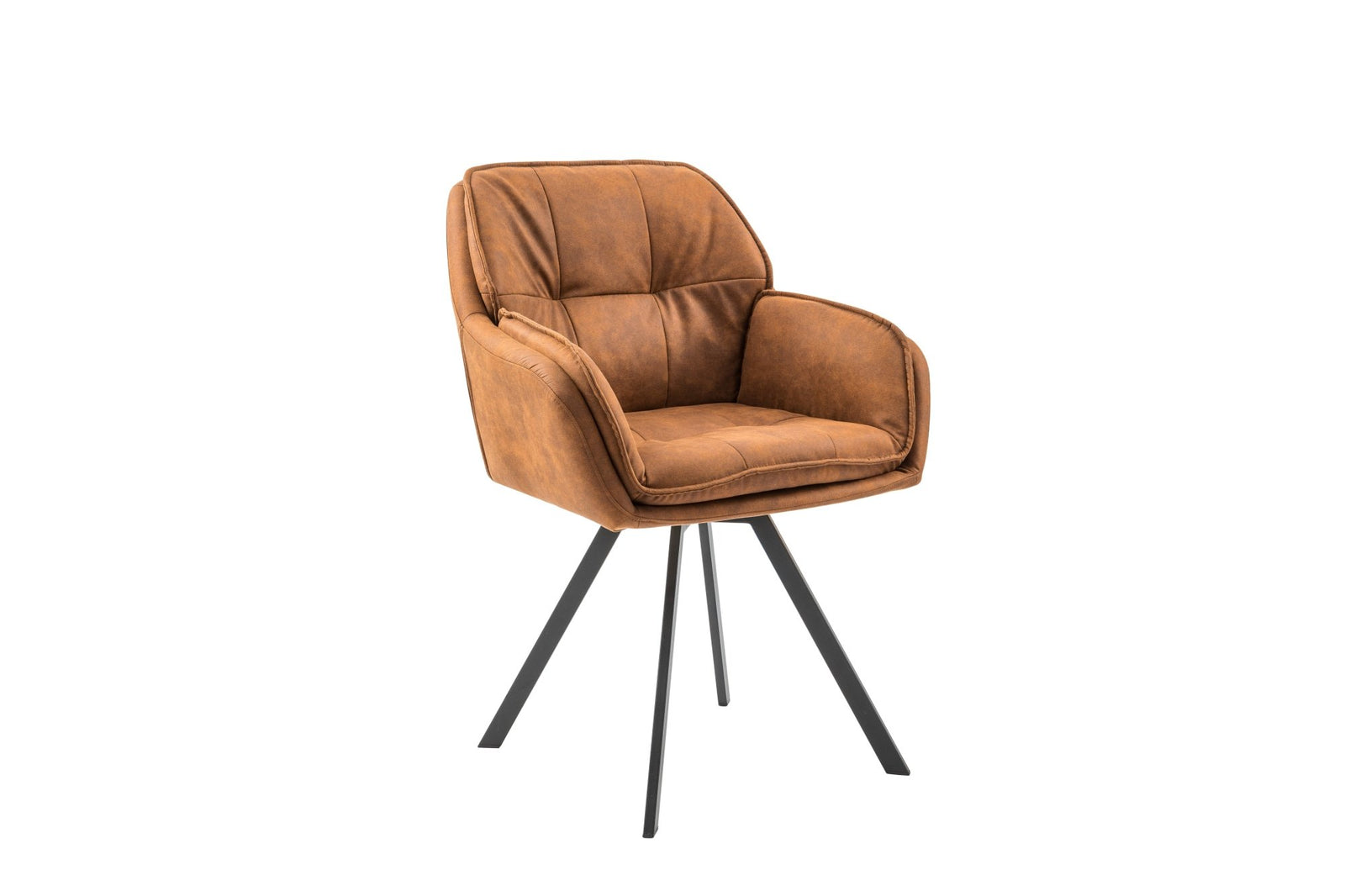 Szék - LOUNGER világosbarna karfás szék