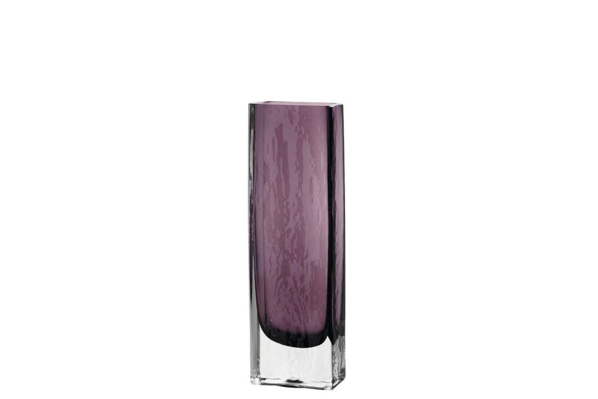Váza - LUCENTE váza 33cm szögletes lila - Leonardo