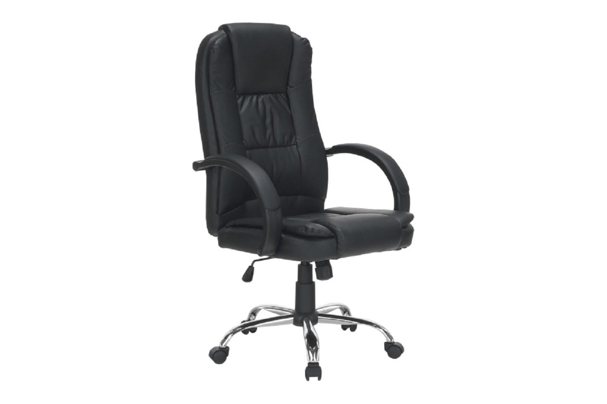 Irodai szék - MADOX fekete ökobőr irodai szék