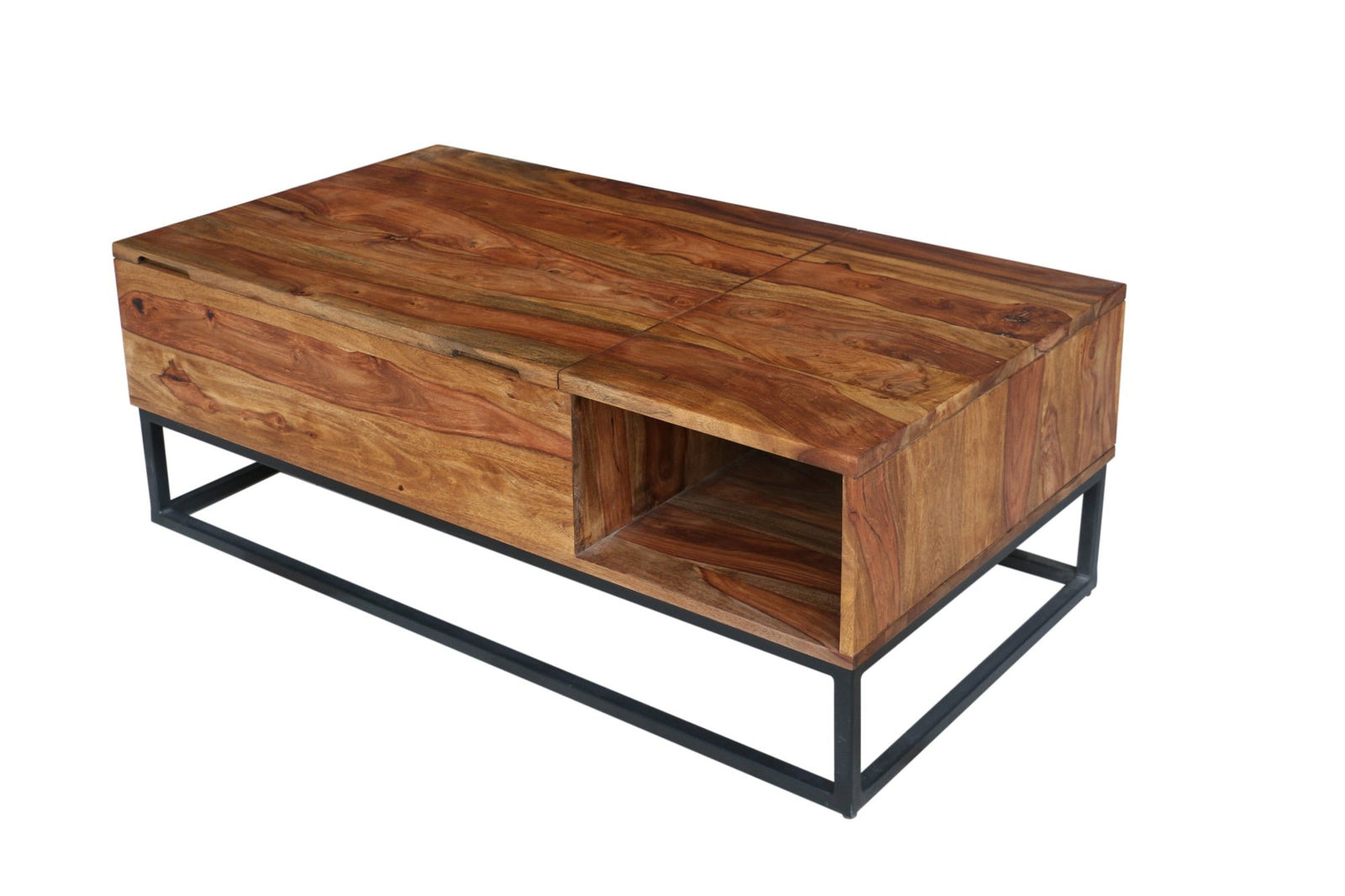 Dohányzóasztal - MAKASSAR FUNCTION barna rózsafa dohányzóasztal